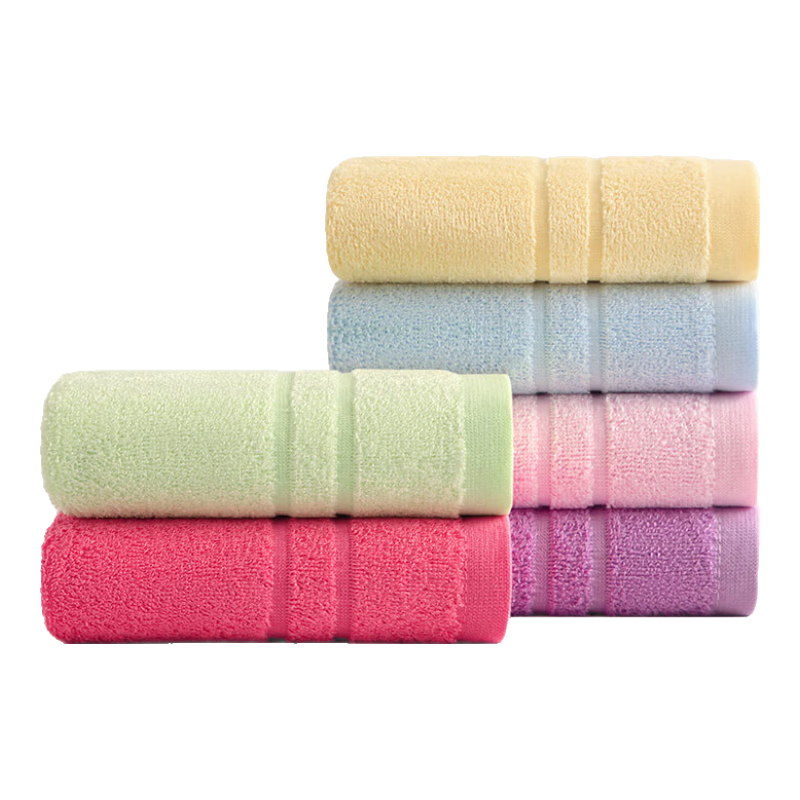 Bamboo 100 Bamboo Fiber Adult Small Towels Face Towels Hand Towels Absorbent Small Face Towels Children's Towels 6 Pieces 28*48cm