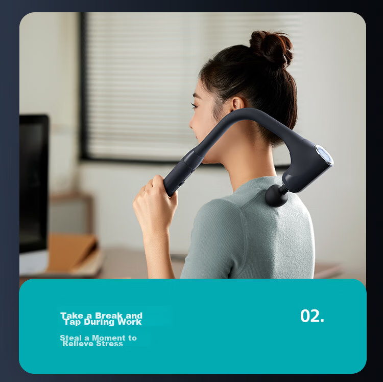 Feilipu 5102G Titanium Alloy Massage Gun, Upgraded Version of Xiaojingang, Hot Compress Massage Head, Professional Muscle Massager, Holiday And Birthday Gift for Boyfriend Girlfriend, New Year Present 22