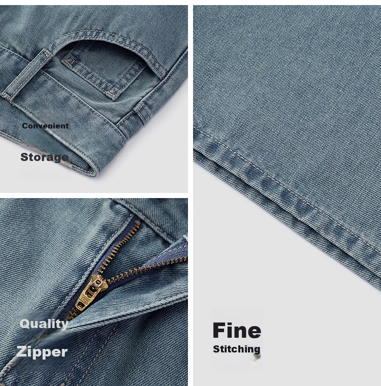 Semir Women's Summer Cool Antibacterial Vintage Slimming A-Line Straight-Leg Jeans 2027 Retro Loose Trendy Shorts 22