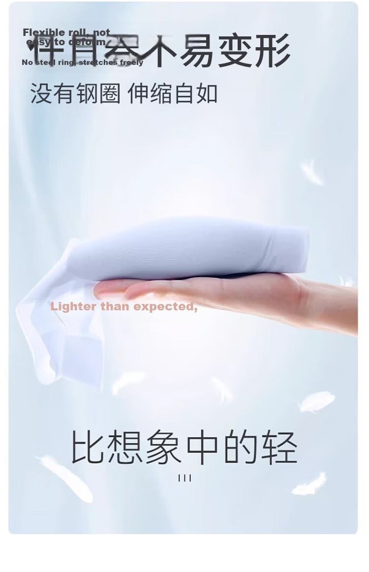 LangSha Seamless Thin Summer Bra for Women, Large Chest Minimizing, Push-Up, Wire-Free, Beautiful Back, Ice Silk Cooling Bra 10