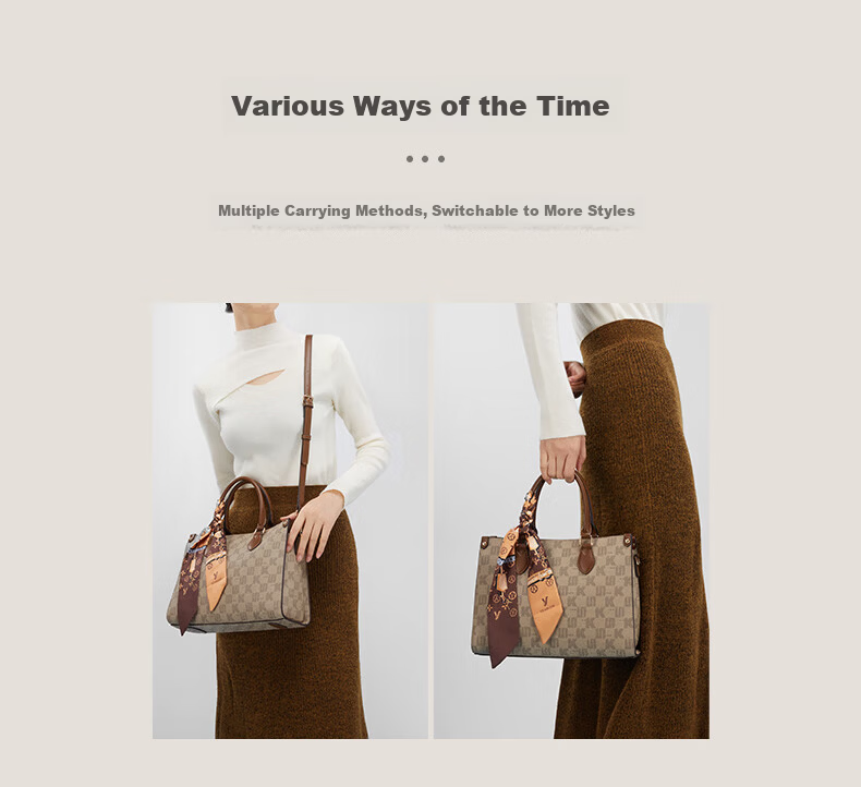 Yearcon Crossbody Shoulder Tote Bag Large Capacity Mom Gift Handbag Women 2026 Teacher's Day Present 5