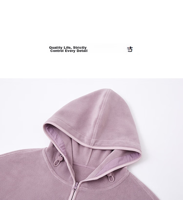 Demana Warm Experience Winter Simple Korean Style Hooded Plush Dense Warmth Edged Loose Slimming Women's Coat 18