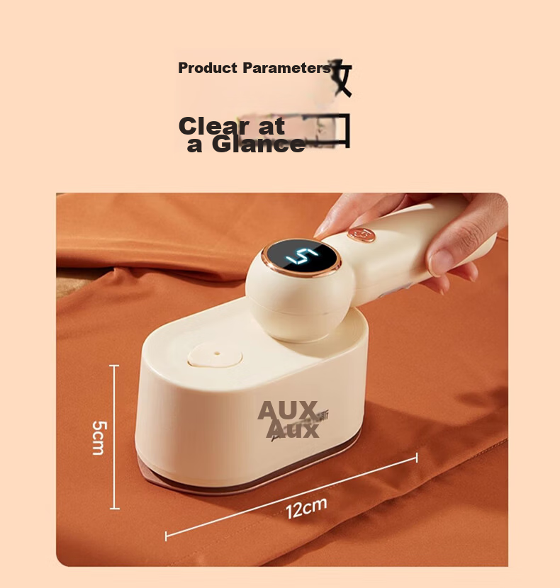 AUX Handheld Garment Steamer 38g/min High Steam 70ml Water Tank Home Use Portable Travel Electric Iron Dual Dry and Wet Iron YD829 36