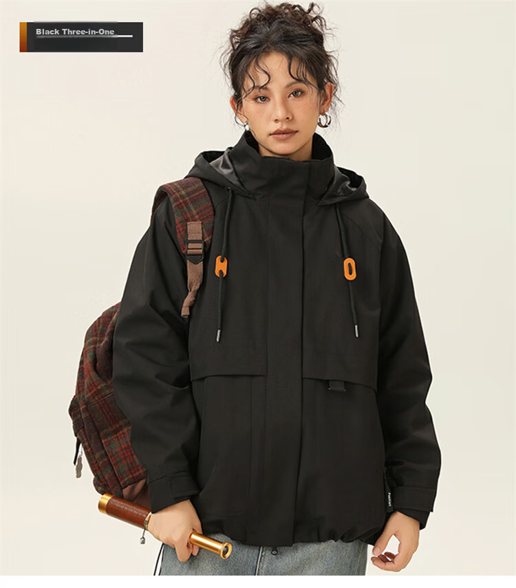 JEEP SPIRIT Unisex Windproof Outdoor Jacket Autumn Winter Couple's Jacket Men's Sunflower 3XL 25