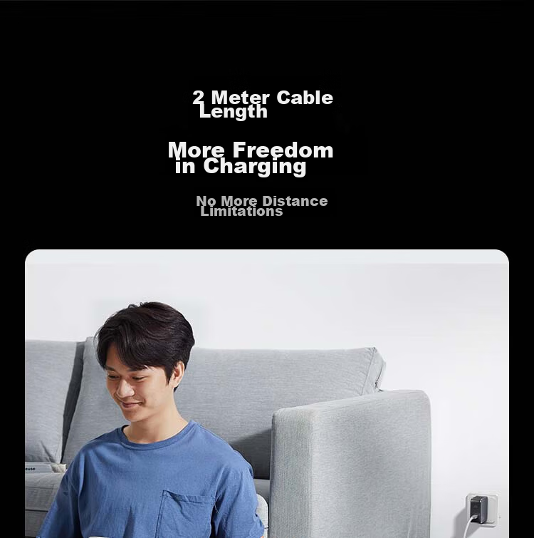 UGREEN 140W Magnetic Fast Charging Cable for Apple MacBook, Magsafe 3 Power Cable, Type-C to T-shaped Connector, 2m, Silver 22