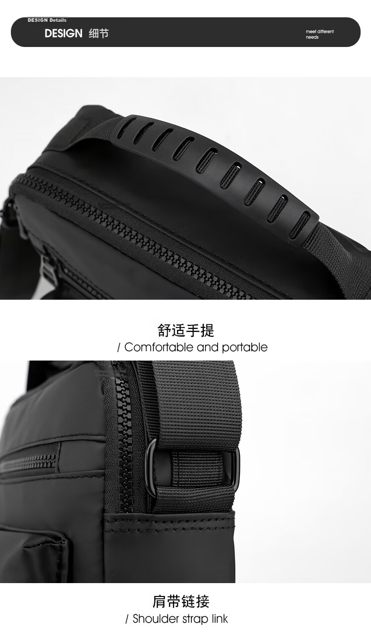 JEVI Casual Japanese Style Men's Shoulder Bag Trendy Crossbody Business Briefcase Valentine's Day Gift 19