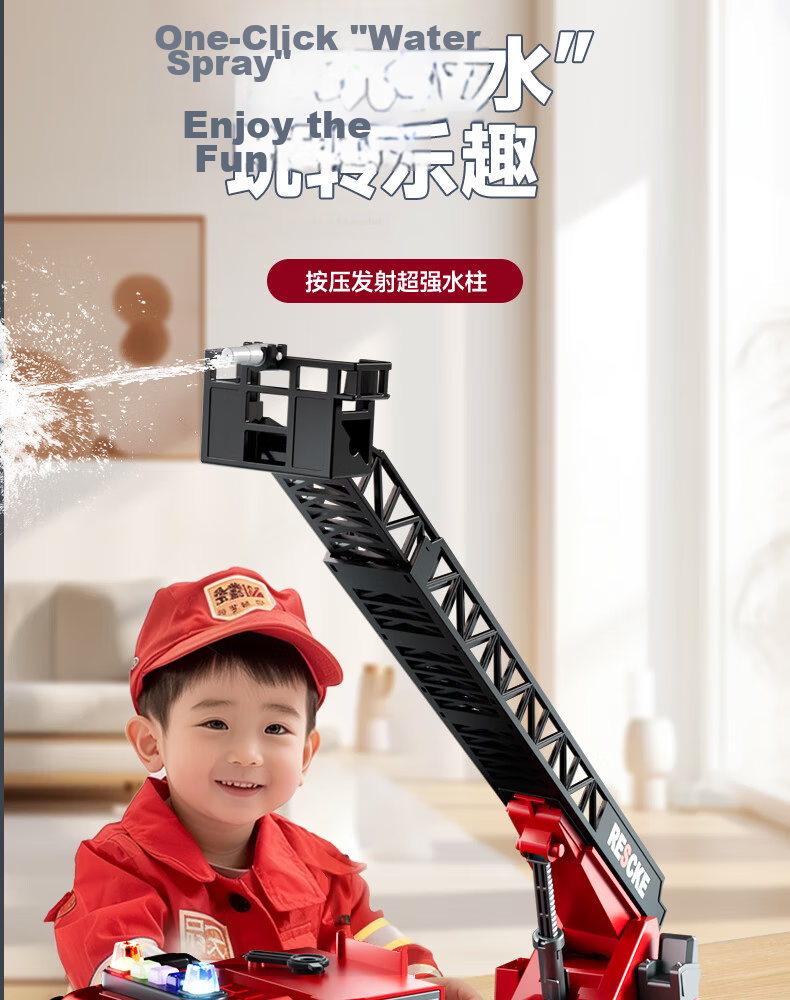 Wild Knight Kids Excavator Toy Engineering Vehicle Set for Boys Ages 1-3-6 Large Model Gift Box Birthday Present 10