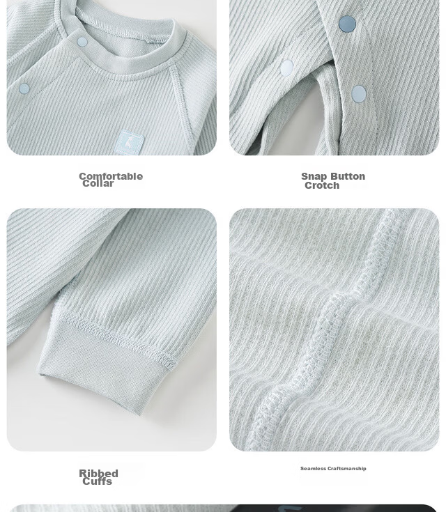 TONGTAI Four Seasons 1-18 Months Baby Clothes Side-Opening Bodysuit TS21J222 Pink 73cm 17