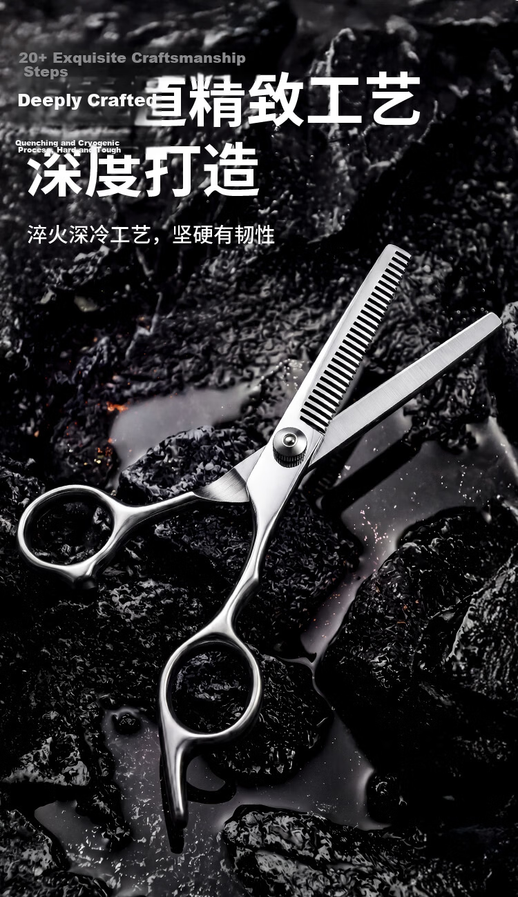 RTICS Professional Hairdressing Scissors Hair Cutting Thinning Bangs Texturizing Salon Home Use 9