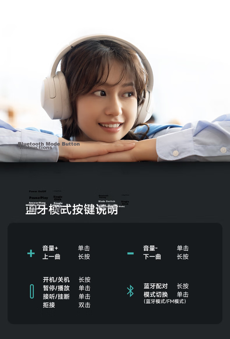 EDIFIER K710W Over-Ear FM Tuning Bluetooth Headphones, Study Headphones, English Listening Test Headphones, Specially Designed for Online Classes, Compatible with Apple, Huawei, Xiaomi, OPPO, Deep Space Black 28