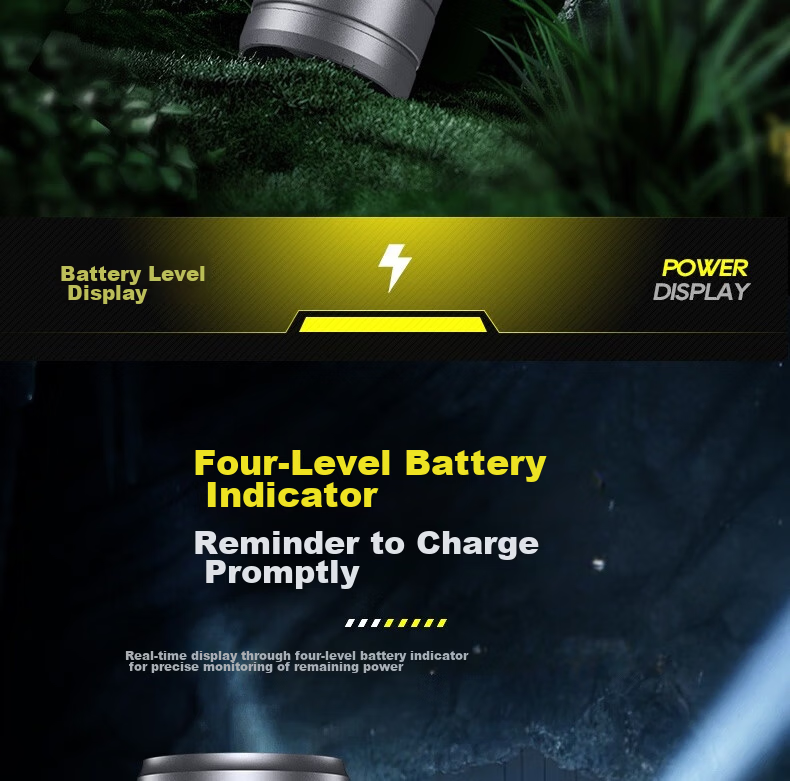 PHILIPS Multifunctional High-Power Flashlight Long Battery Life Adjustable Camping Light Detachable Battery SFL6253 20