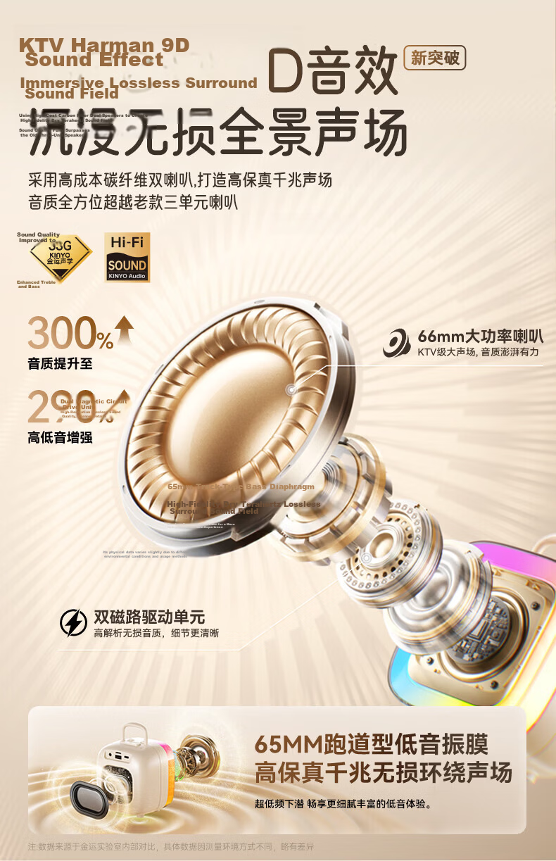 KINYO K88Ultra 2nd Gen All-in-One Karaoke Speaker System 2026 Home KTV Set Microphone Singing Device Bluetooth Speaker Karaoke TV Gift 7