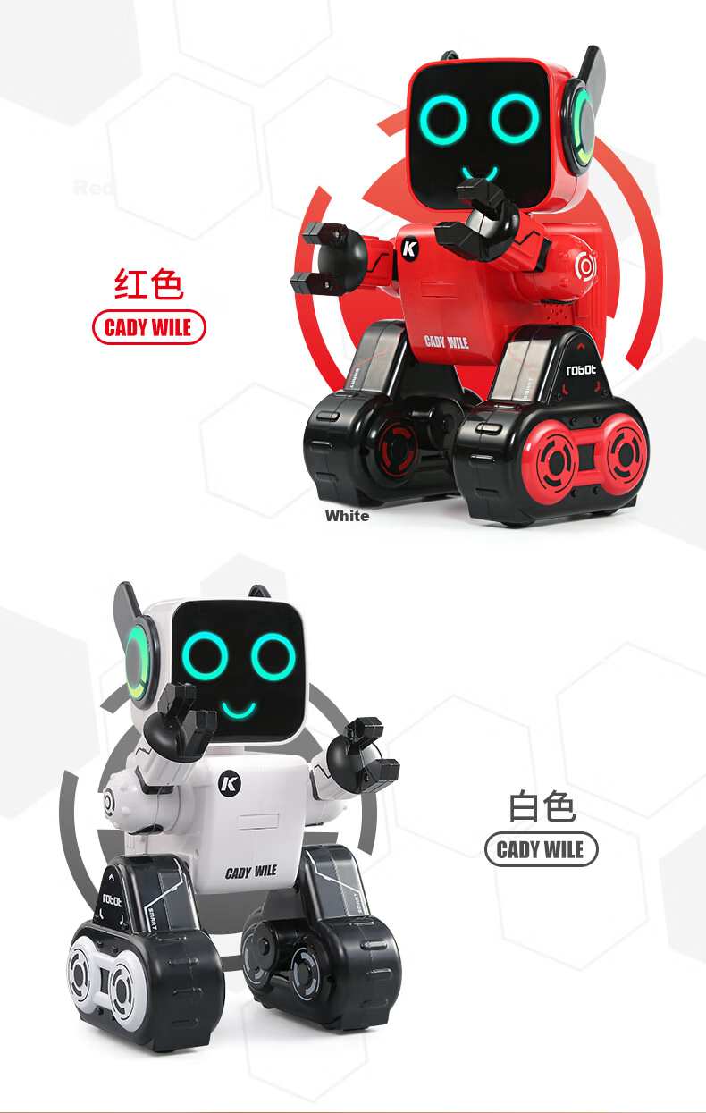 Jingda Remote Control Smart Robot Toy Programmable Toy for Boys Ages 3-6 Early Education Birthday Gift 3