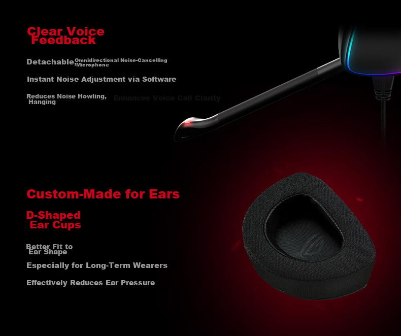 ROG Spherical Gaming Headset Over-Ear Headphones with 7.1 Surround Sound, Wired No-Lag USB/Type-C Switch Headphones, AI Noise-Cancelling Microphone, Compatible with Tri-Band Actio 23