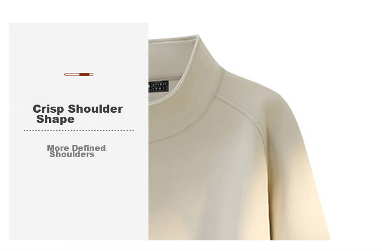 JEEP SPIRIT Men's Half-Zip Stand Collar Sweatshirt Spring Autumn Premium Solid Color Plus Size American Style Khaki 2XL 9