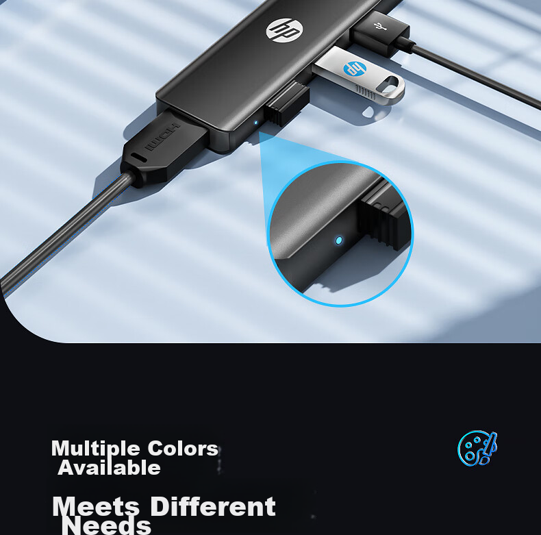 HP Type-C to HDMI Docking Station, Screen Mirroring Fast Charging Adapter Thunderbolt Converter for Apple Computers MacBook Tablets IPad Phones CT205C 26