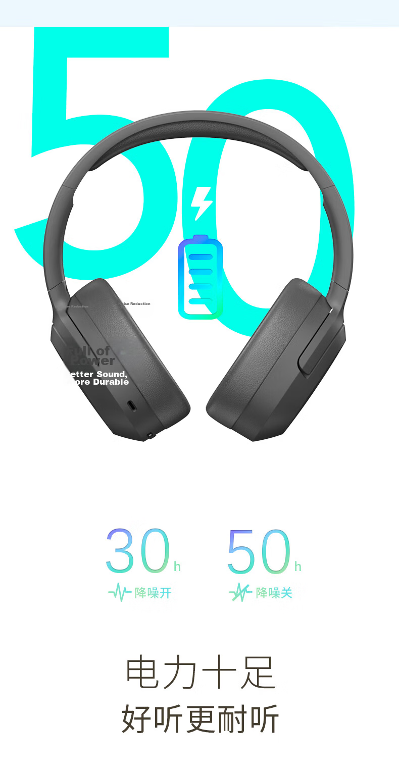 EDIFIER W820NB Classic Edition Over-Ear Bluetooth Active Noise Cancelling Headphones with Gold Certification for Mobile Phones, Computers And Laptops, Lake Blue Color, Graduation Gift 8