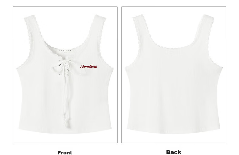 TonLion 2026 Summer New Women's Vest Unique Beautiful Design Sleeveless Top for Inner and Outer Wear 29