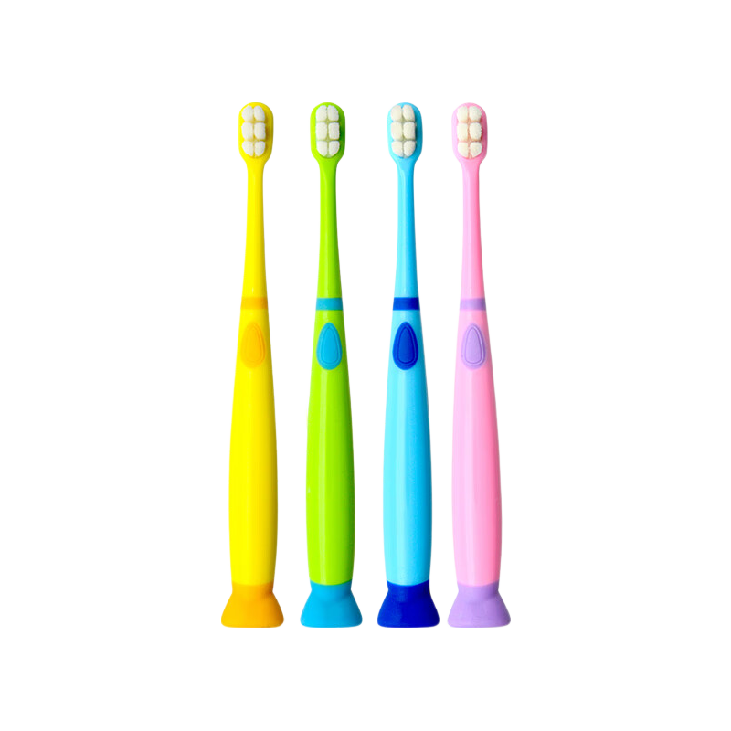 BANNER Children's Toothbrush Small Head Soft Bristles for Ages 2-6 Infant Baby Soft Gum Care Toothbrush 2-Pack