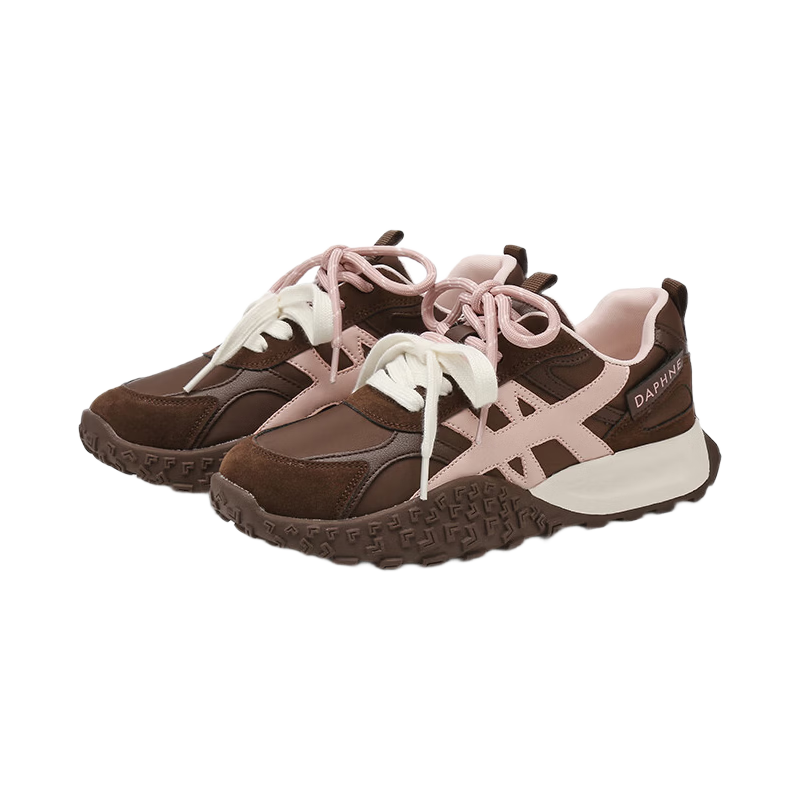 DAPHNE Women's Height Increasing Shoes 2026 New Spring Fashion Casual Thick Sole Breathable Sports Training Shoes