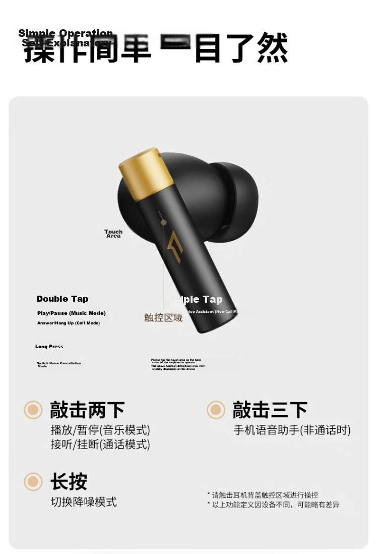 1MORE Q30 True Wireless Bluetooth Earphones 42dB Active Noise Cancelling 30H Battery Life Bluetooth 5.3 Gaming Sports Music Earbuds White 17