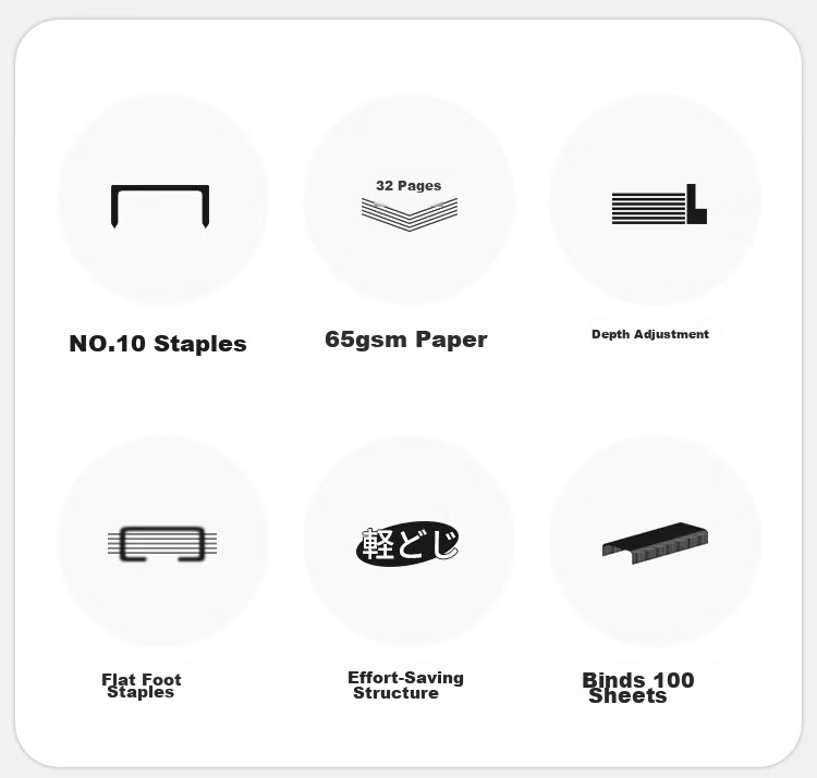 MAX Animal Silicone Stapler Polar Animal Series No. 10 Stapler HD-10NX/S Lio 2