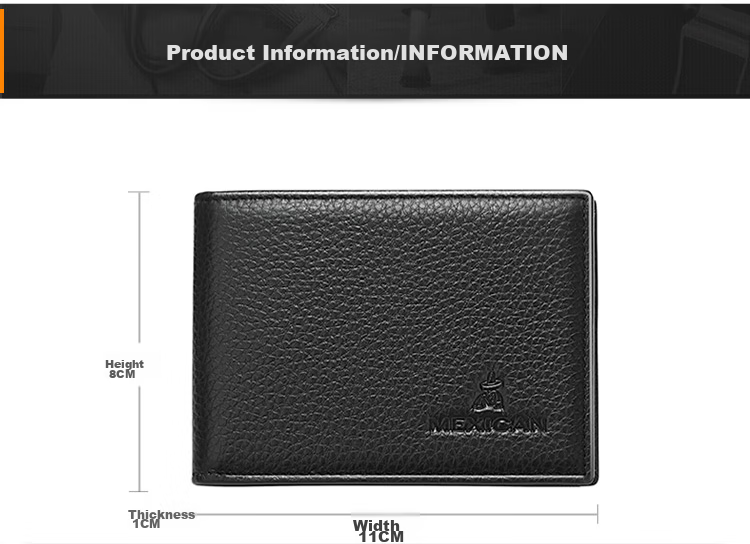 MEXICAN Business Leather ID Holder Men's First Layer Cowhide Card Case Ultra-thin Multi-card Driving License Wallet Youth 8