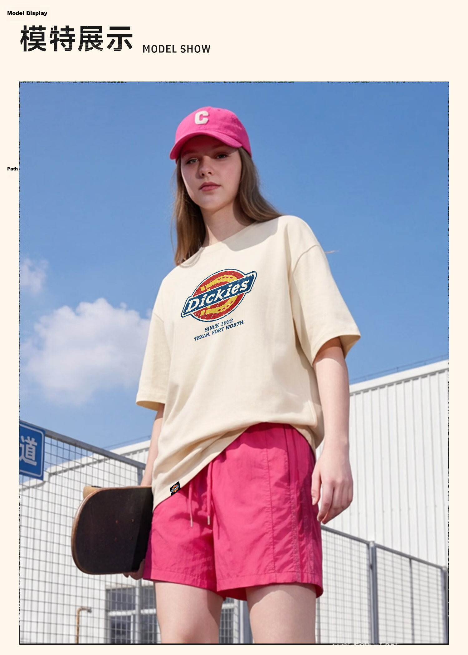 Dickies Dikushe Pure Cotton Short Sleeve T-Shirt Women 2026 New Classic Loose Slim Summer Top C 5