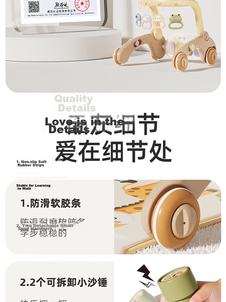 Feibei Baby Piano Foot Pedal Fitness Frame Toy 0-6 Months Newborn Gift Baby Full Moon First Birthday Present 22