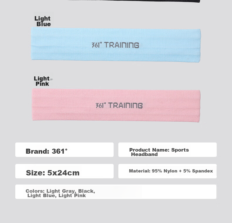 361° Sports Headband for Men And Women, Sweat-Absorbing Headband, Sweat-Stopping Band for Running, Sweat-Guiding Band for Fitness And Basketball, Sweat-Proof Headband, Black 12