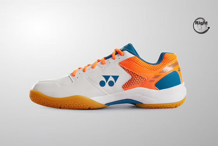 YONEX Badminton Shoes, Shock-Absorbing, Non-Slip, Comfortable Parent-Child Style, Youth Model SHB220JRCR, White And Pink, Size 34 5
