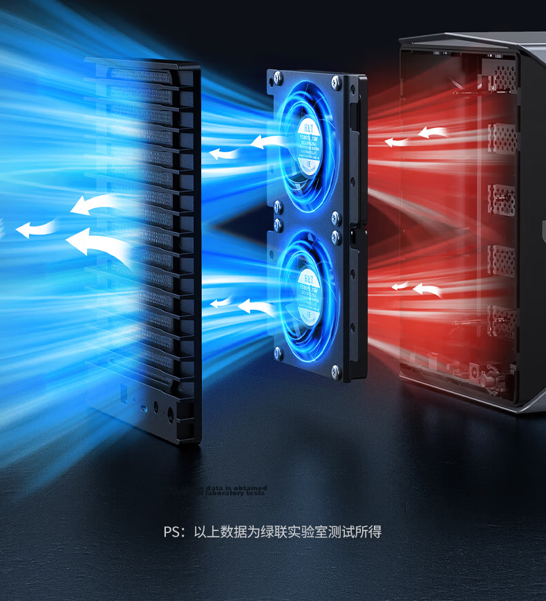 UGREEN Hard Drive Enclosure, Multi-Bay Hard Drive Cage (No RAID Array, with Temperature-Controlled Fan), Suitable for 2.5/3.5 SATA Serial Mechanical And Solid State Drives 16