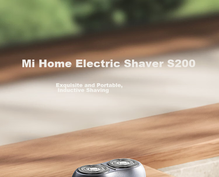 Mijia Electric Shaver S200 Xiaomi Portable Mini Smart Sensor Magnetic Shaving Head Glacier Silver Gift for Boyfriend Teacher's Day 3
