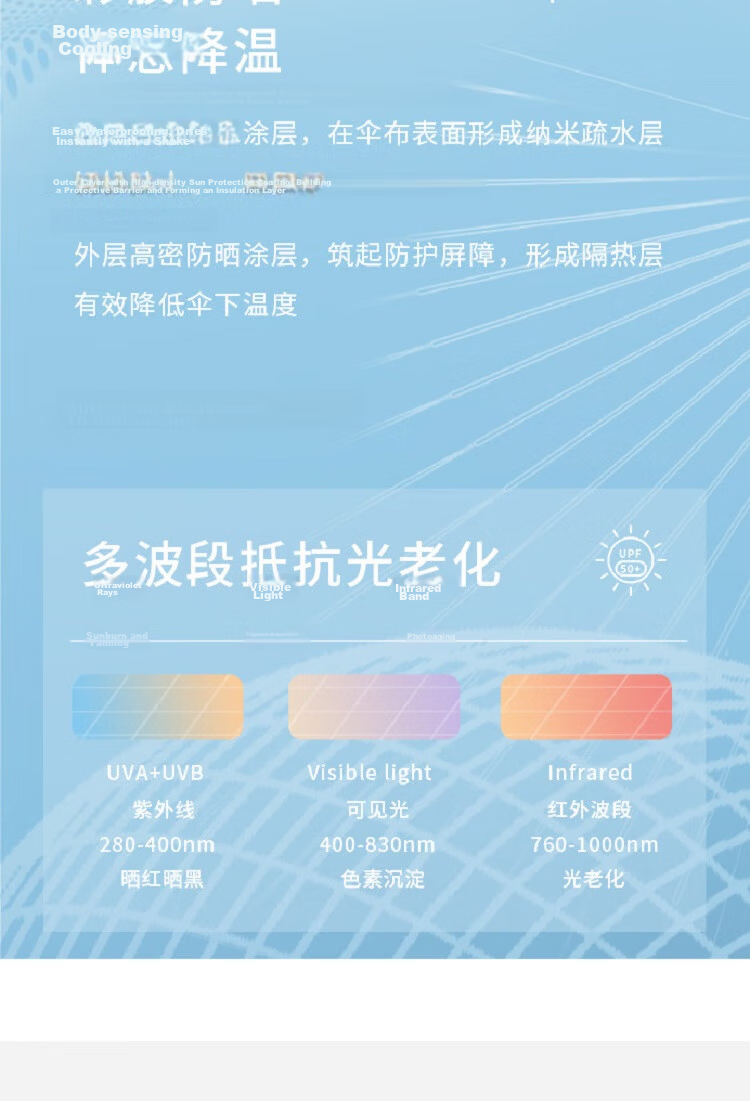 Fanyejia Light Luxury 16-Rib Umbrella for Sun And Rain, Large Double-Person Umbrella, Windproof, Sun-Protective, UV-Resistant, Rain Umbrella with Colorful Coating And Heat Insulatio 5