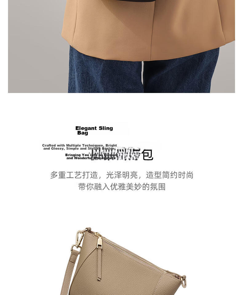 Viney Women's Leather Crossbody Dumpling Bag Luxury Commuter Shoulder Bag Birthday Gift for Girlfriend Wife 9