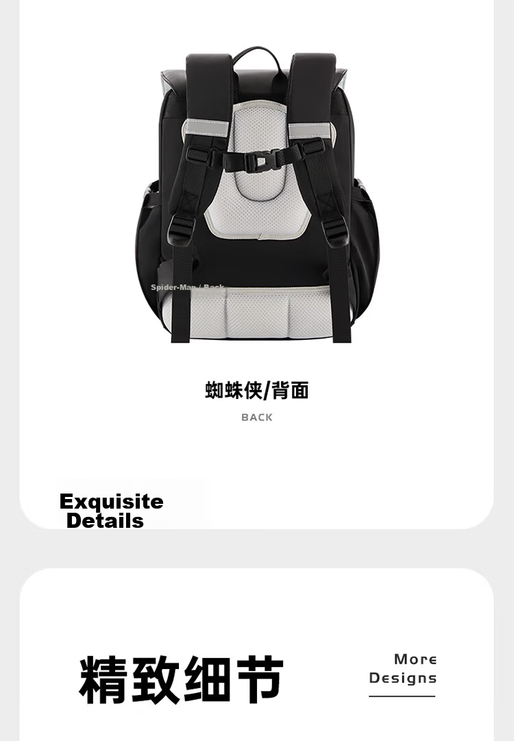 Disney Backpack for Primary School Girls Grades 1-3, Spine-Protecting, Load-Reducing, Lightweight, Multi-Compartment, Large Capacity Children's Backpack Shoulder Bag 19
