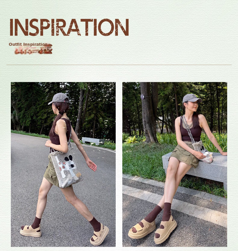 Tianmeiyi Ice Cream Shoes Thick Sole Height Increasing Birkenstock Slippers Casual Sandals Women Outdoor Retro Summer 2026 New Style 1