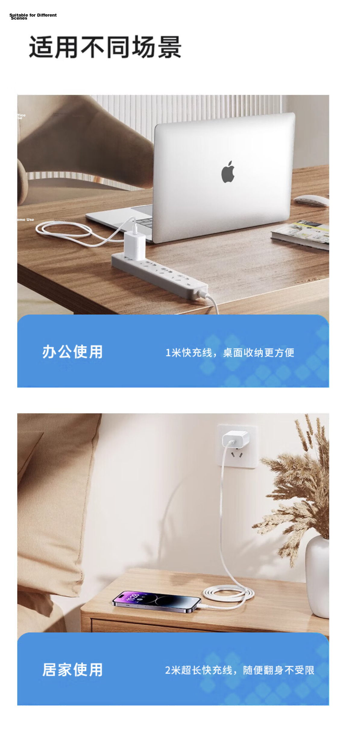 RAXTPC Fast Charging Kit for Apple Charger Cable iPhone 14/13 Pro Max Data Cable 12/11 Plus iPad Computer 20W Watch Charger Adapter 12