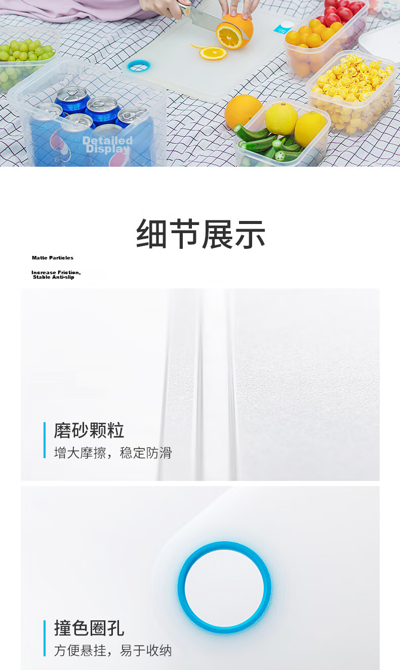 CHAHUA Double-Sided Ag+ Silver Ion Antibacterial Cutting Board, Chopping Board for Meat and Fruits 10