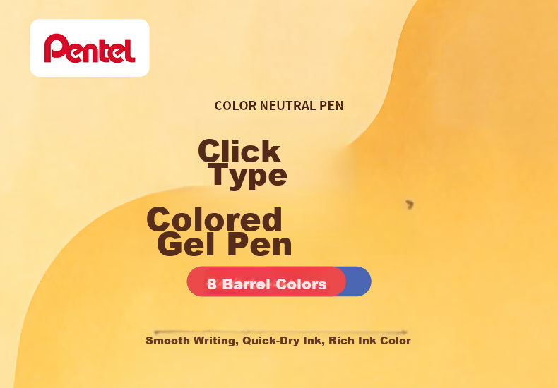 Pentel [Best-Selling Product] BLN105 Retractable Black Gel Pen, Stylish 0.5mm Signing Pen, Business Student Quick-Drying Pen, Water-Based Pen Stationery, Black 5-Pack 1