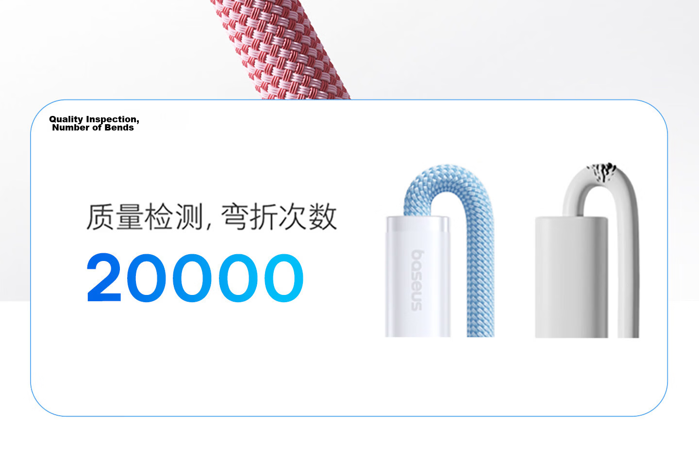 Baseus Apple Data Cable Fast Charging PD30/20W Lightning Braided Cable for iPhone 14/13/12 Pro Max/11/XS Car Phone 2M White 20