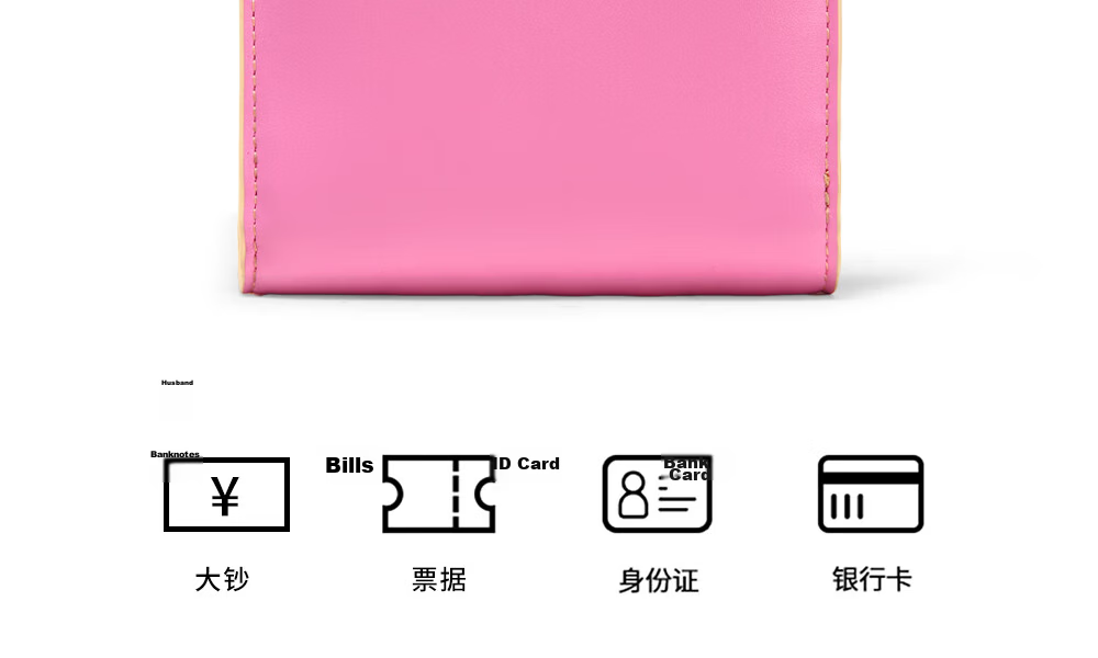 Toutou Short Women's Wallet Dachshund Dog Wallet Card Holder Coin Purse Clutch for Girls Girls' Birthday Gift for Girlfriend 22