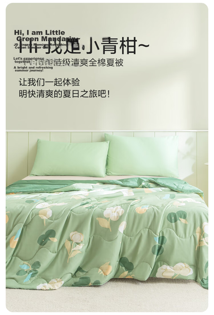 JD Jingzao National Standard Class A 100% Xinjiang Cotton Quilt All-Season Air Conditioning Summer Quilt 1.5m 3