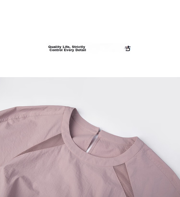 Demana UPF50+ Summer Sun Protection Moisture-Wicking Sorona Elastic Waist Mesh Splice Slim Fit Dress 15