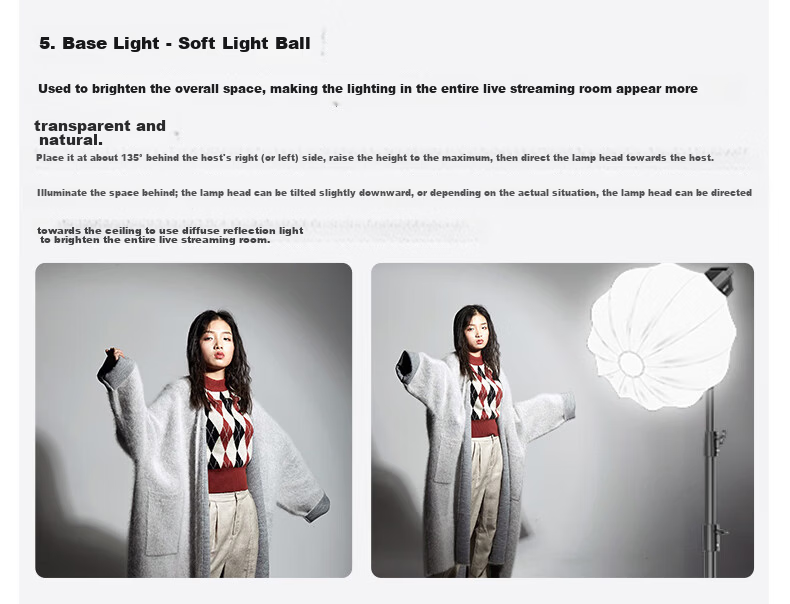 Beiyang Softbox, Portable Photography Studio Light, Fill Light Accessory, Flash Light Ball, Softbox, Diffusion Cloth, Foldable Square Softbox 20
