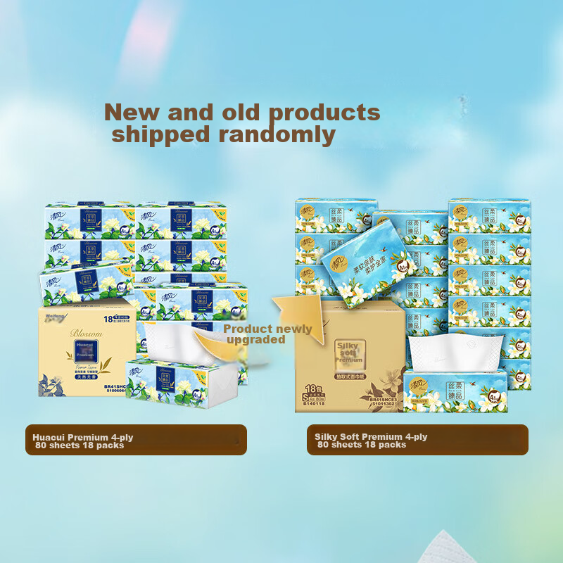APP Facial Tissues, Silky Premium 4-Ply 80 Sheets * 20 Packs S Size, Toilet Paper, Thick Tissues, Face Towels, Whole Box 2