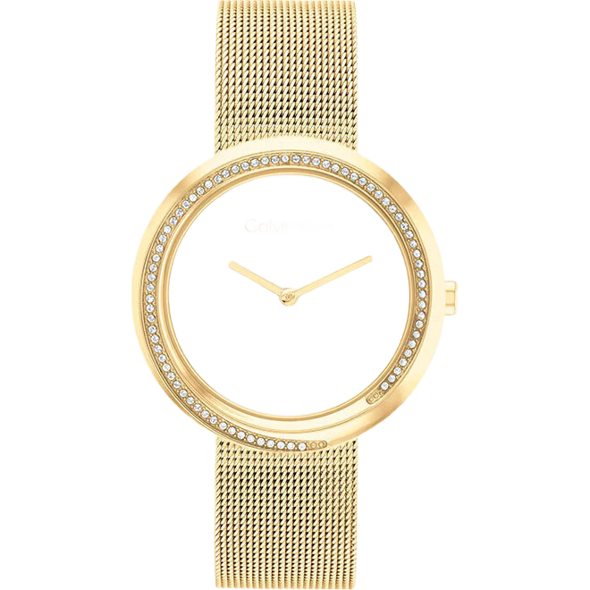 Calvin Klein CK Galaxy Starry Sky Small Gold Women's Watch 25200150 [Holiday Gift]