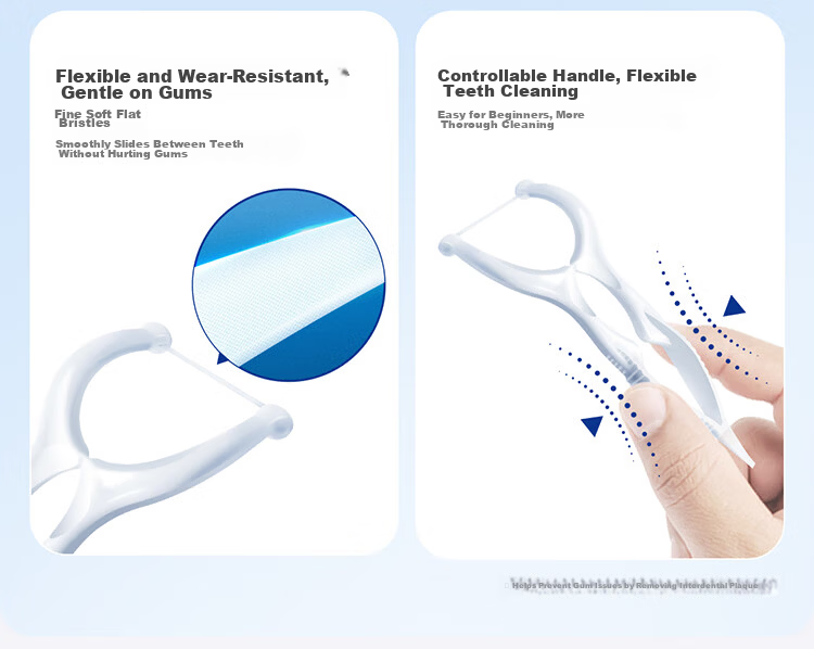 Oral-B Dental Floss Picks Toothpicks Professional Teeth Cleaning Portable Y-Shaped 30pcs/Pack Mixed Packaging 7