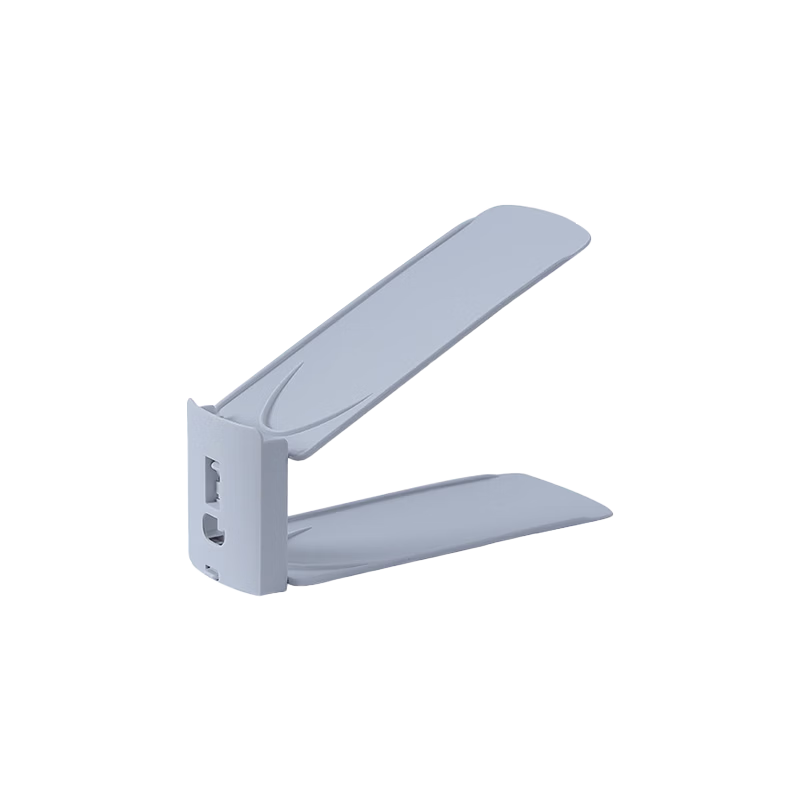 Jing Hui Si Chuang Double Layer Shoe Rack Shoe Supports 5-Pack Gray ABS