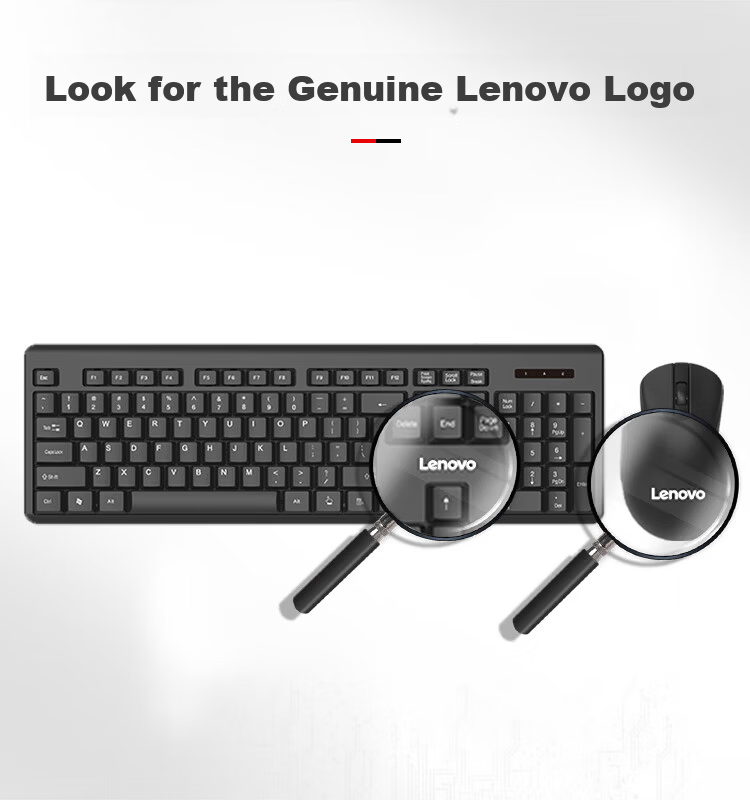Lenovo Wired Keyboard And Mouse Combo Set, Full-Size Keyboard, Business Office, MK11Lite 1